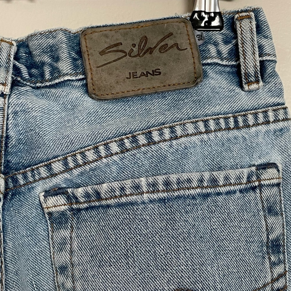 Silver jeans from the 90s/ early 2000s